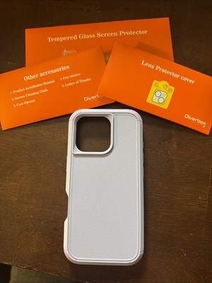 Driverbox PREMIUM PHONE CASE SHOCKPROOF And More (Purple) iPhone 16 Pro
