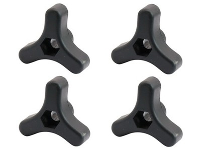 4x Sterngriffmutter Holm passend für SPEEDY E 350 [297107661/HWG] Rasenmäher