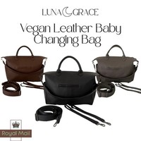 Luna Grace Baby Changing Bag Backpack Stylish Vegan Leather