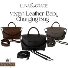 Luna Grace Baby Changing Bag Backpack Stylish Vegan Leather