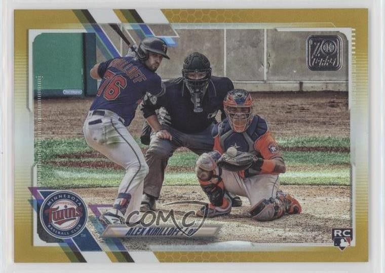 2021 Topps Gold Foil Alex Kirilloff #413 0nr3