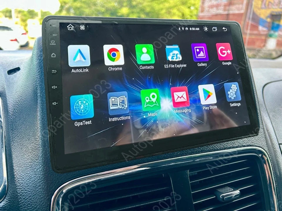 10.1" For Dodge Grand Caravan 2011-2020 Carplay Android 15 Car Gps Navi Bt Radio Foto 4 de 4