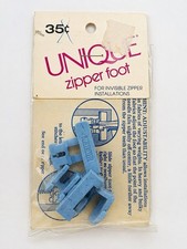 Piedino cerniera invisibile unico vintage YKK attacco macchina da cucire Giappone