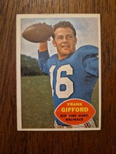 Frank Gifford Cards, Rookie Cards and Autographed Memorabilia Guide 16