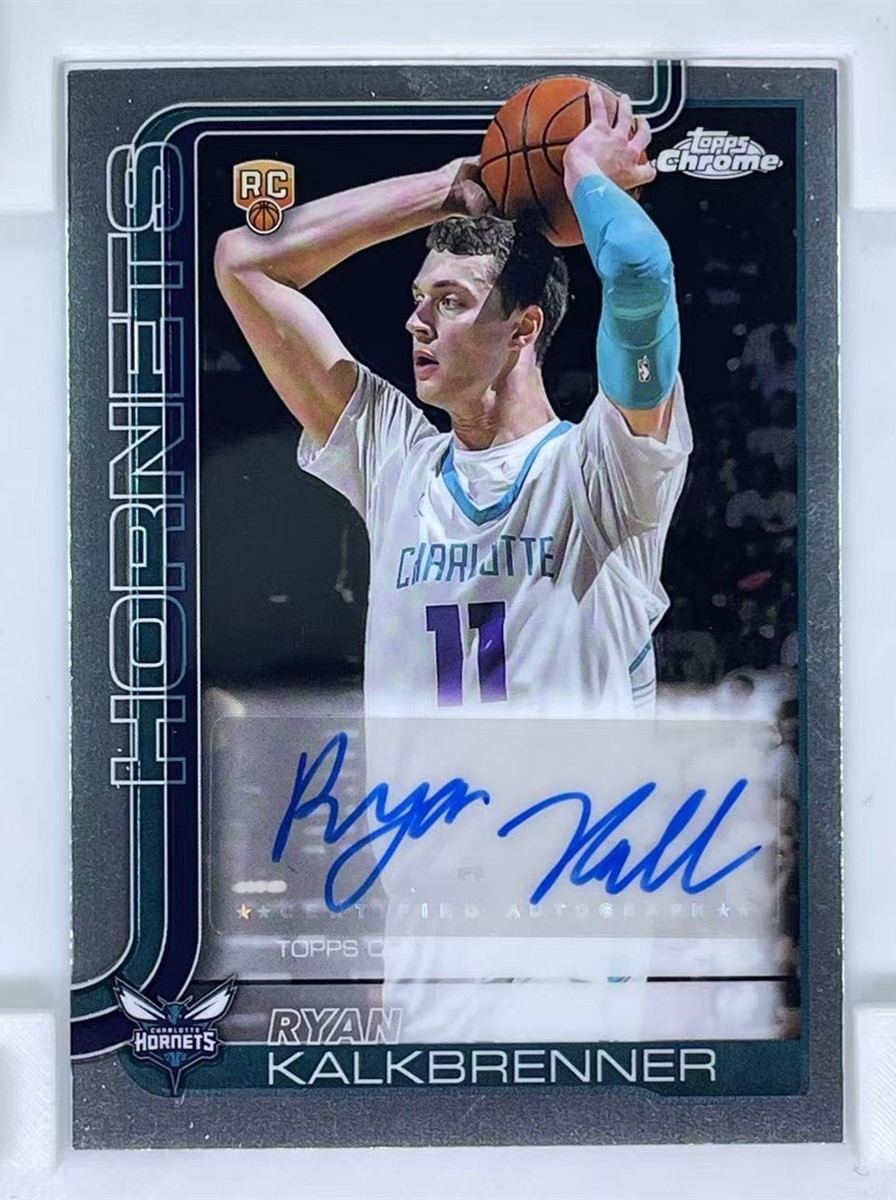 2025-26 Topps Chrome Ryan Kalkbrenner RC Rookie Autographs Auto Hornets #TCAR-RK