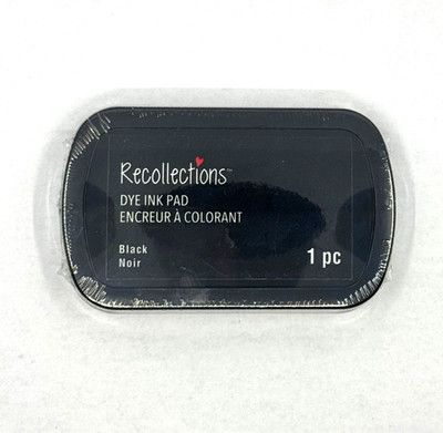 Recollections Dye Ink Pad - BLACK. Never Used
