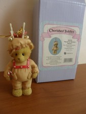 Cherished Teddies READY FOR REINDEER GAMES 2015 Christmas Ornament 4047383 MIB