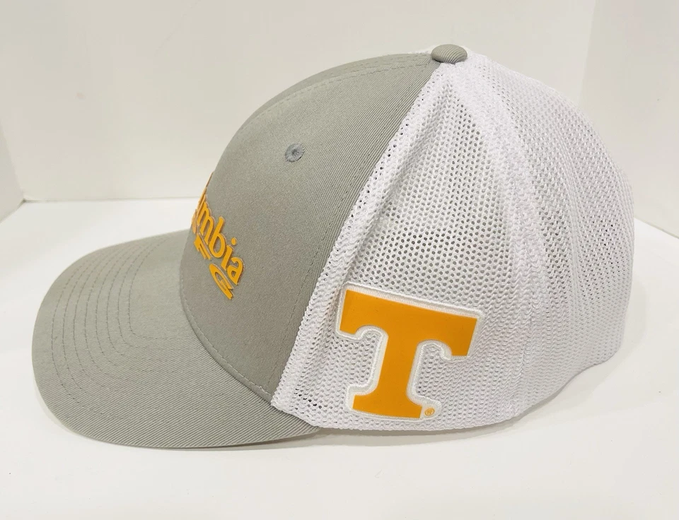 Columbia PFG Tennessee Volunteers Sombrero Flexfit Gris, Blanco, Naranja L/XL Foto 3 de 4