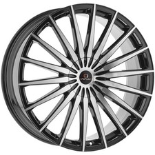 Cavallo Clv-34 22x8.5 5x4.55x120 38mm Blackmachined Wheel Rim 22 Inch