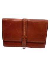 DAKOTA Tri-fold Wallet Leather BRW Plain Women's