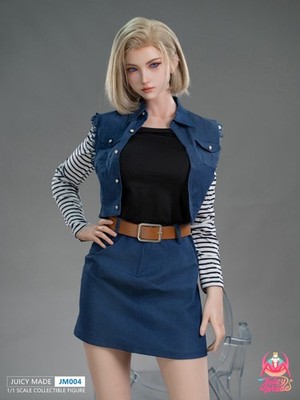 Juicy Made Cyber Female Android 18 1/1 life size Silicone Action Figure