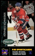 Mathieu Schneider 1992-93 Parkhurst #319 Montreal Canadiens