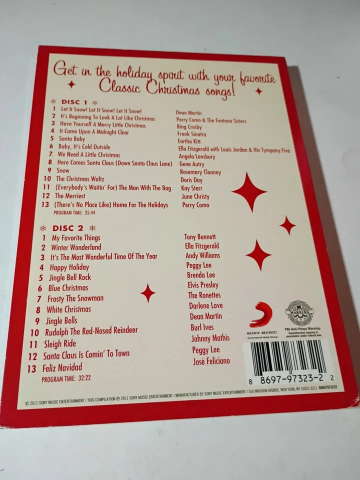 A Classic Christmas by Various Artists (2 CD Set, 2011, Sony) Elvis Presley RARE - Image 2 of 4