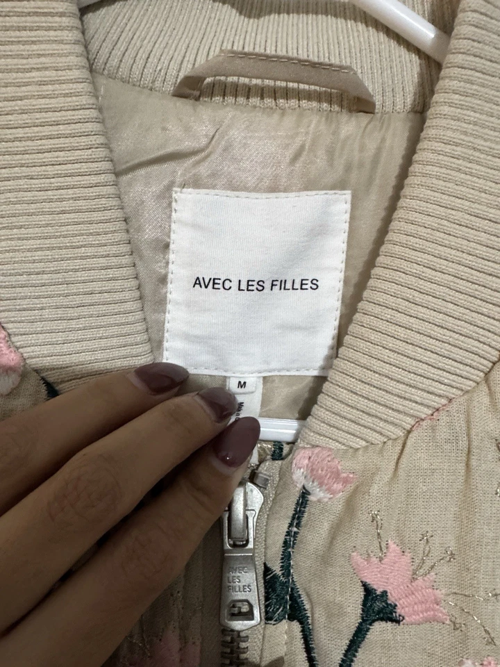 Chaqueta Bomber Floral Anthropologie Avec Les Filles Talla: M Foto 2 de 4