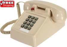 Vintage Cord Phone, Retro Landline Phone with Volume Control, Old Fashioned L...