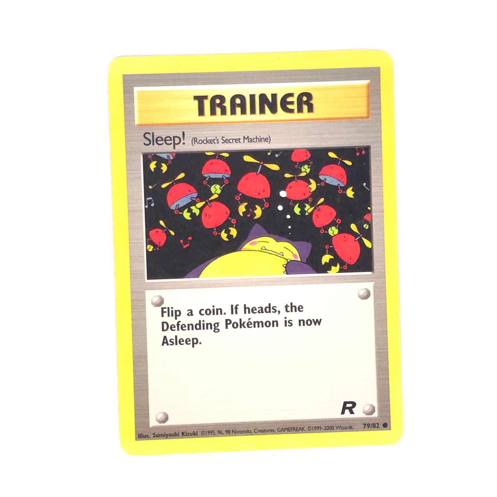 Sleep! 79/82 Pokemon Team Rocket Common NM
