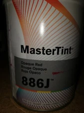 DuPont Axalta Mastertint Cromax Qt 886j Chromabase Opaque red  quart Body Shop