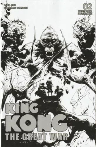 Kong The Great War # 2 Variant 1:10 Cover D NM Dynamite [Q4]