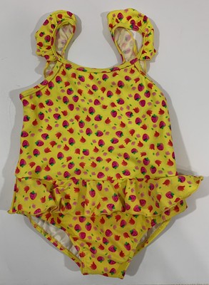 strawberry bathing suit baby