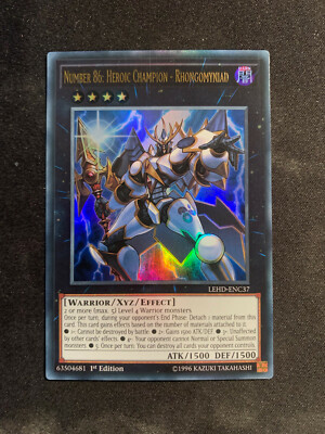 Number 86: Heroic Champion - Rhongomyniad - Ultra Rare - LEHD-ENC37 N/M |  eBay