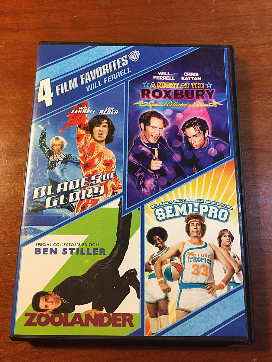 洋画・外国映画 4DS DVD Will Ferrell 4 Film Favorites Blades of Glory Zoolander Semi