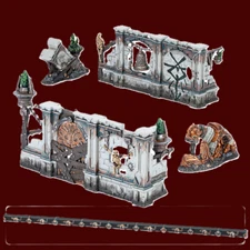Warhammer AoS Skaventide Ruined Buildings Terrain NEW Ships Fast!