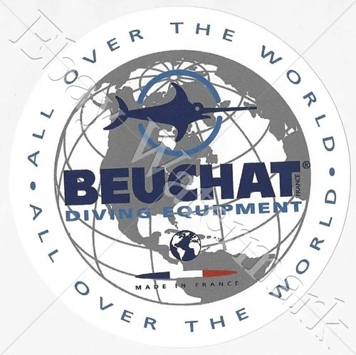 MARKENLOS BEUCHAT DIVING EQUIPMENT decal sticker Aufkleber Tauchen Plongée Scuba New