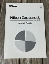 Vintage Nikon Capture 3 Ver 3.5 Install Guide Manual