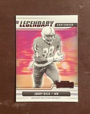 2021 Panini Contenders Draft Picks Legendary Contenders Red #10 Jerry Rice