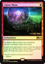 MTG Alpine Moon - Foil - Prerelease Promo, Prerelease & Release Promos, Lightly 