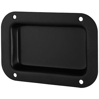 Penn-Elcom D0941K Blank Dish Black 3-1/2'' x 5-1/8''