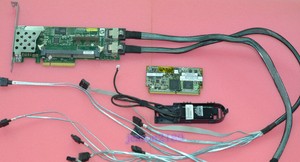70CM SAS to 4 x sata cabl battery 462919-001 HP Smart Array P4101GB SP Raid