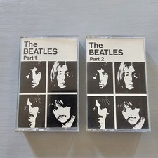 The Beatles White Album Part 1 and Part 2 Cassettes