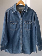 Esprit jeans vintage Denim Jacket Size 12 blue long sleeve great condition