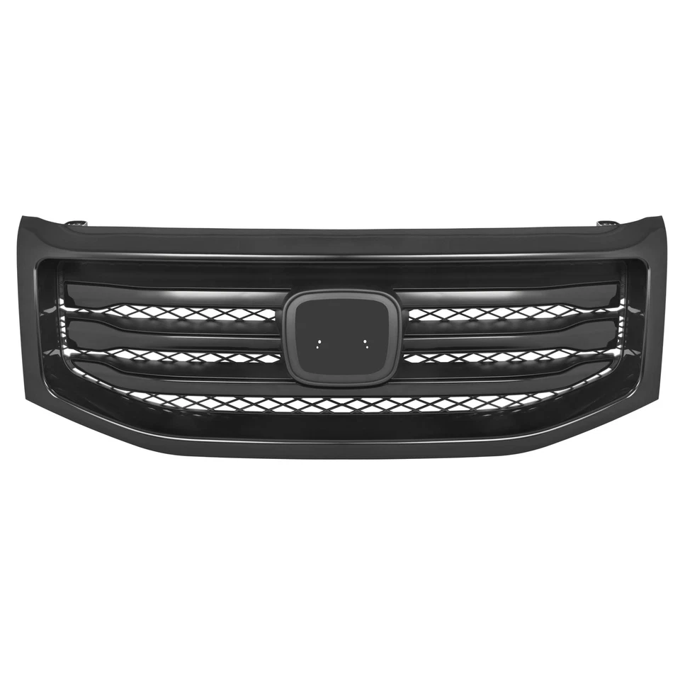 Parrilla de parachoques delantero negra brillante para Honda Pilot 2012-2015 HO1200210C Foto 4 de 4