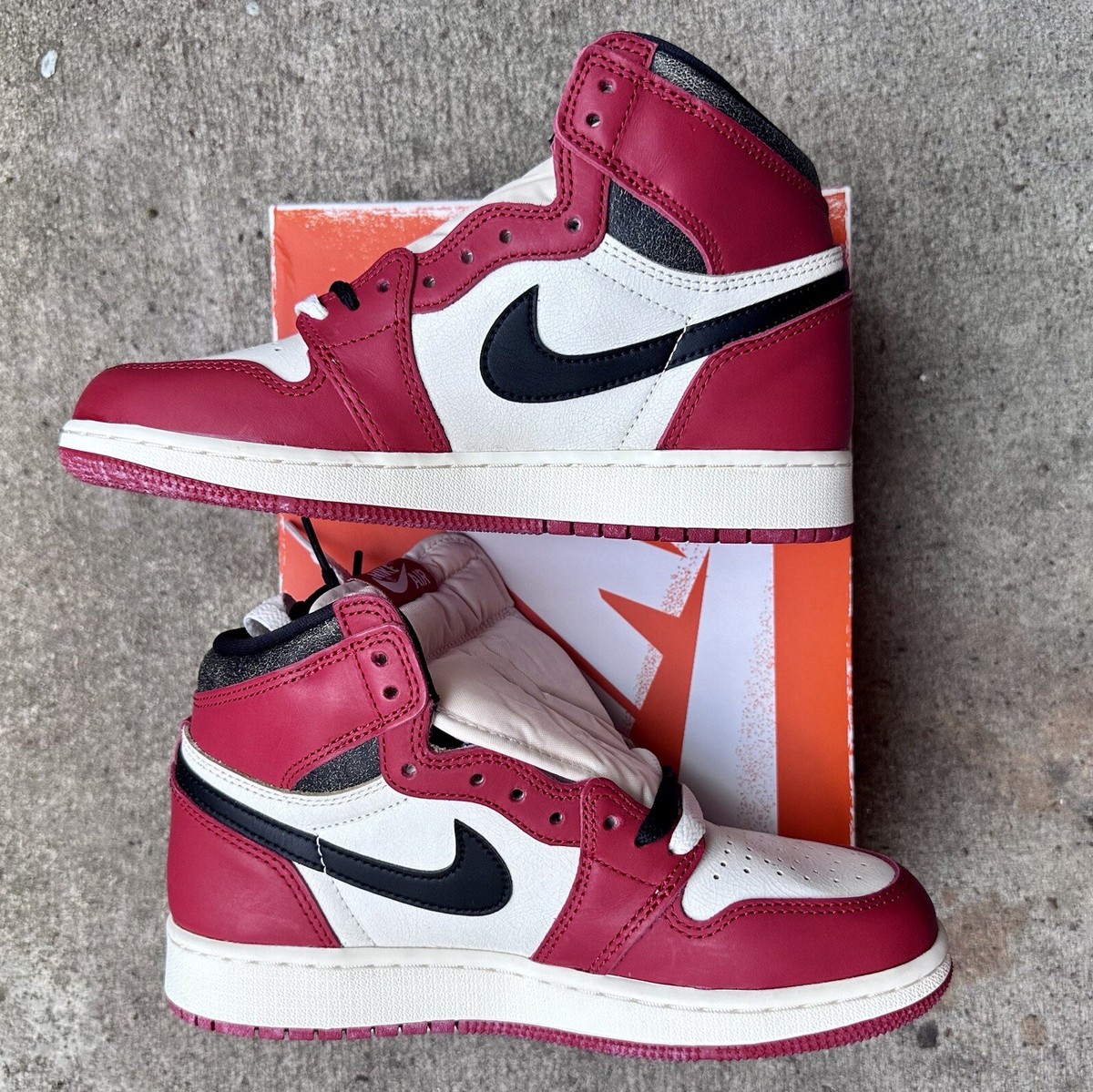 Jordan 1 Retro High OG Lost and Found Chicago GS FD1437-612 size 4
