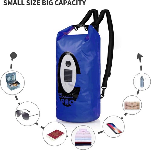 20L Wireless Speaker Backpack Waterproof Fishing Hiking Floate Camping Dry Bags - Picture 10 of 17