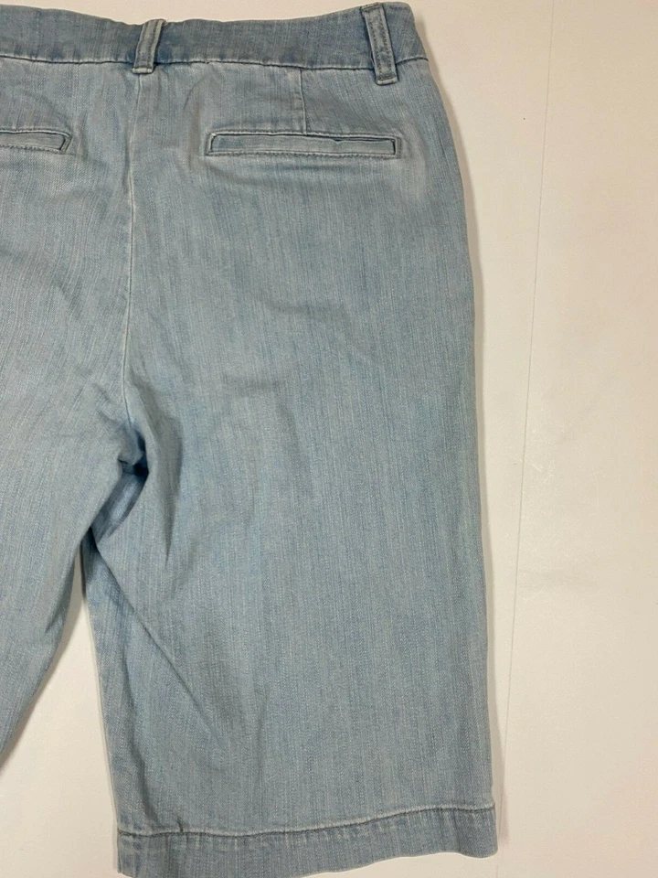 Шорты женские Jones New York 6 синие бермудские эластичные - Изображение 4 из 4