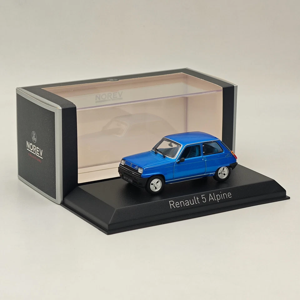 Norev 1/43 Renault 5 Alpine 1977 Blue Diecast Model Cars Limited Collection - Image 2 of 4