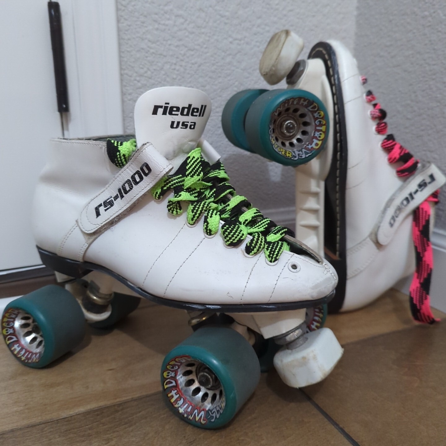 Vintage Riedell RS1000 8 Hyper Witch Doctor Quad Derby Speed Jam