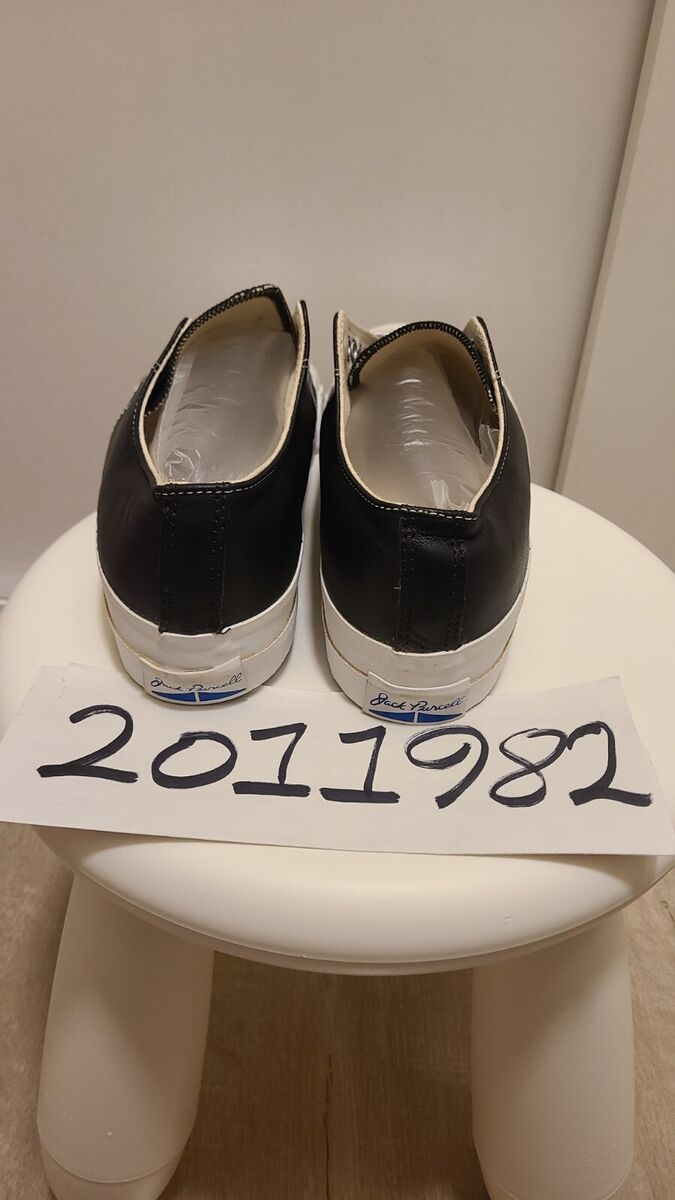 Converse Jack Purcell Low Black Leather Made in USA Men US8 Converse Jack Purcell Low Black Leather Made in USA Men US8