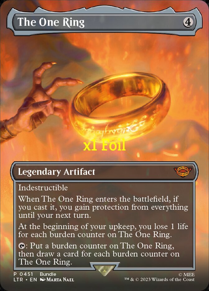 MTG The Lord of the Rings: Tales of Middle-earth LTR The One Ring