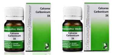 2 Packs Dr. Reckeweg Calc.Carb Hah 3x Tablet Homeopathy Remedy FREE SHIP