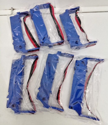 6 x Star SP700 Compatible Printer Ribbons Black/Red New Open Box with Box Damage