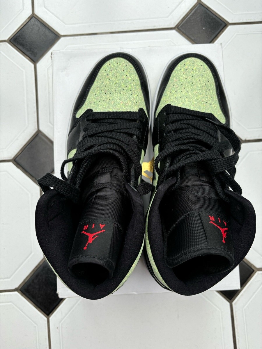 nike jordan 1 mid neon