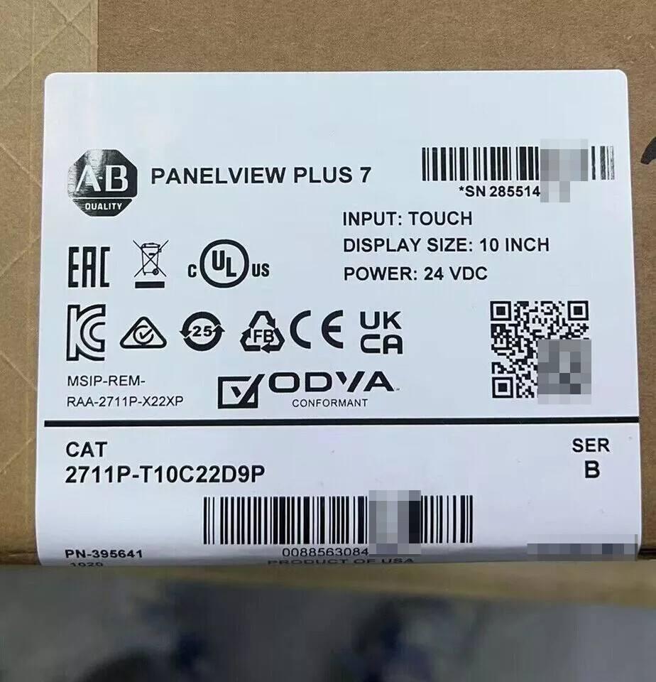 Allen-Bradley 2711P-T10C22D9P PanelView Plus 7 Graphic Terminal