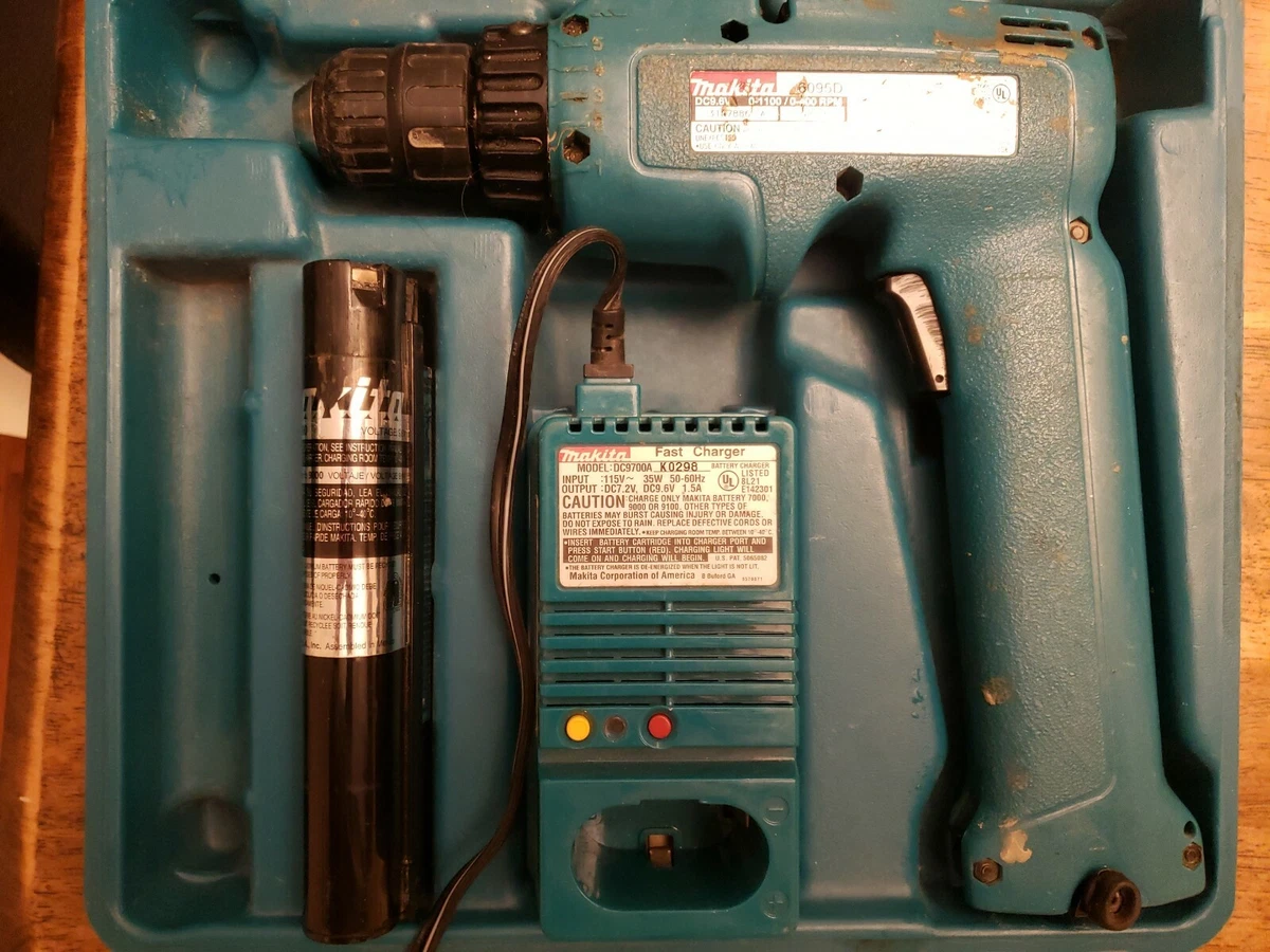 Makita 6095d Drill With Fast Charger Battery