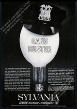 1962 Sylvania mercury streetlight street light lamp photo vintage trade ad