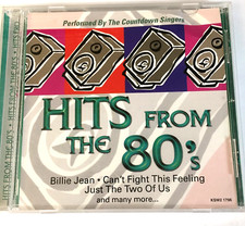 Hits from the 80's Performed By the Countdown Singers CD Ships With Tracking
