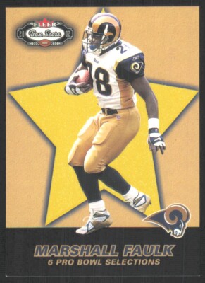 2002 Fleer Box Score Marshall Faulk St. Louis Rams #225